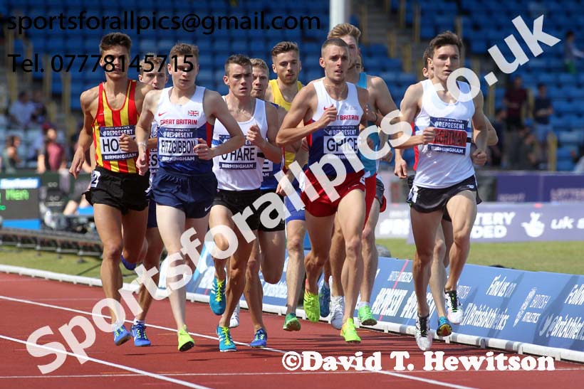 Mens 1500 metres, British World Championship Team Trials, Alexander Stadium, Birmingham